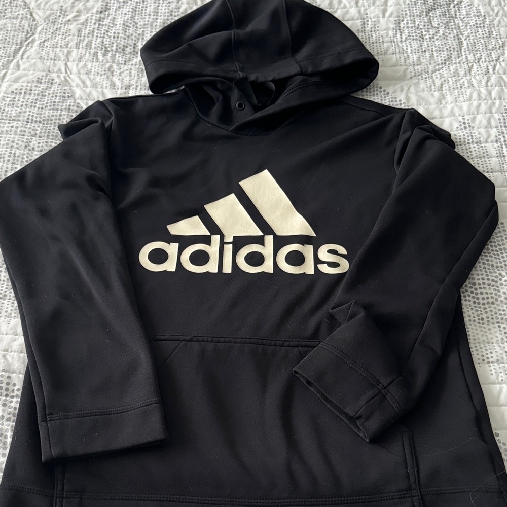 Adidas women’s black logo Hoodie